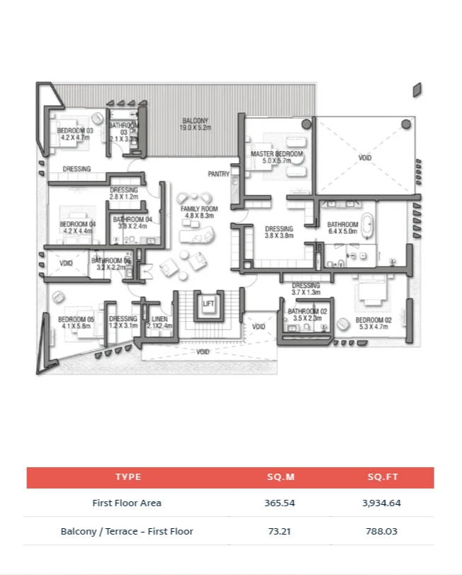 Balcony Terrace - First Floor