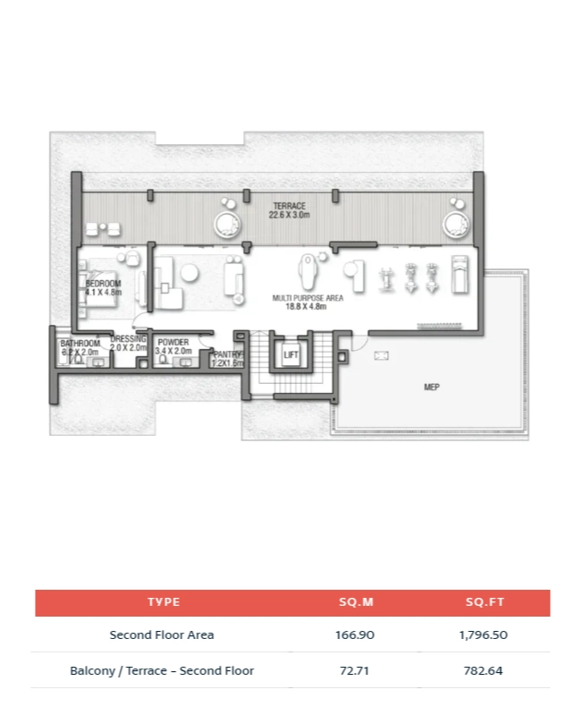 Balcony Terrace - Second Floor